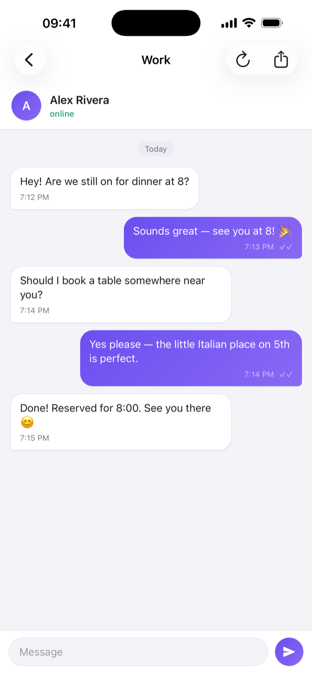 ChatDock app screenshot