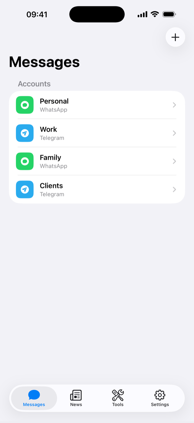ChatDock app screenshot