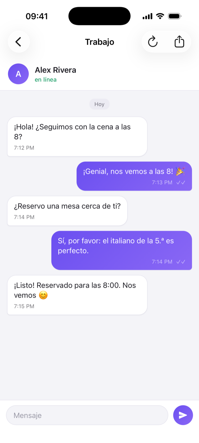 ChatDock app screenshot