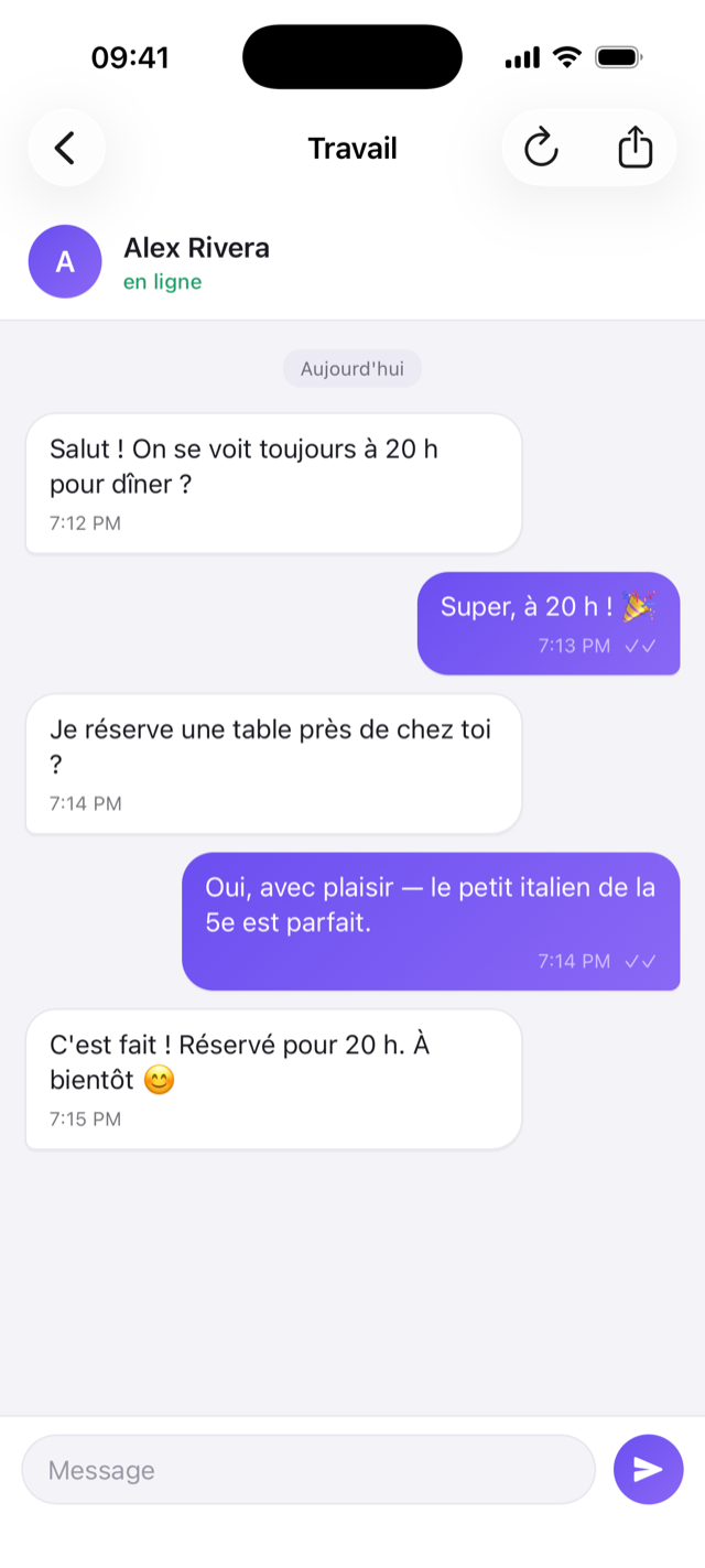 ChatDock app screenshot