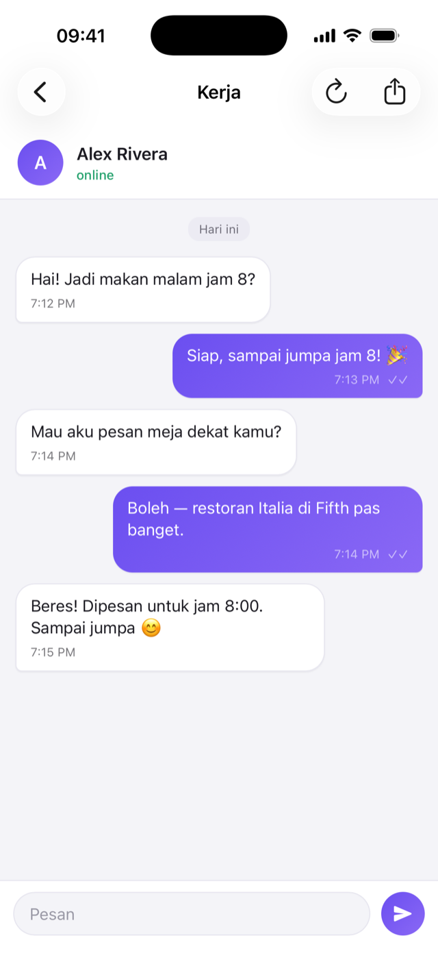ChatDock app screenshot